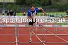 Boys Under-15s 80 metres hurdles, 2023 North Eastern Track and Field Champs., Middlesbrough Sports Village, Middlesbrough. Photo: David T. Hewitson/Sports for All Pics